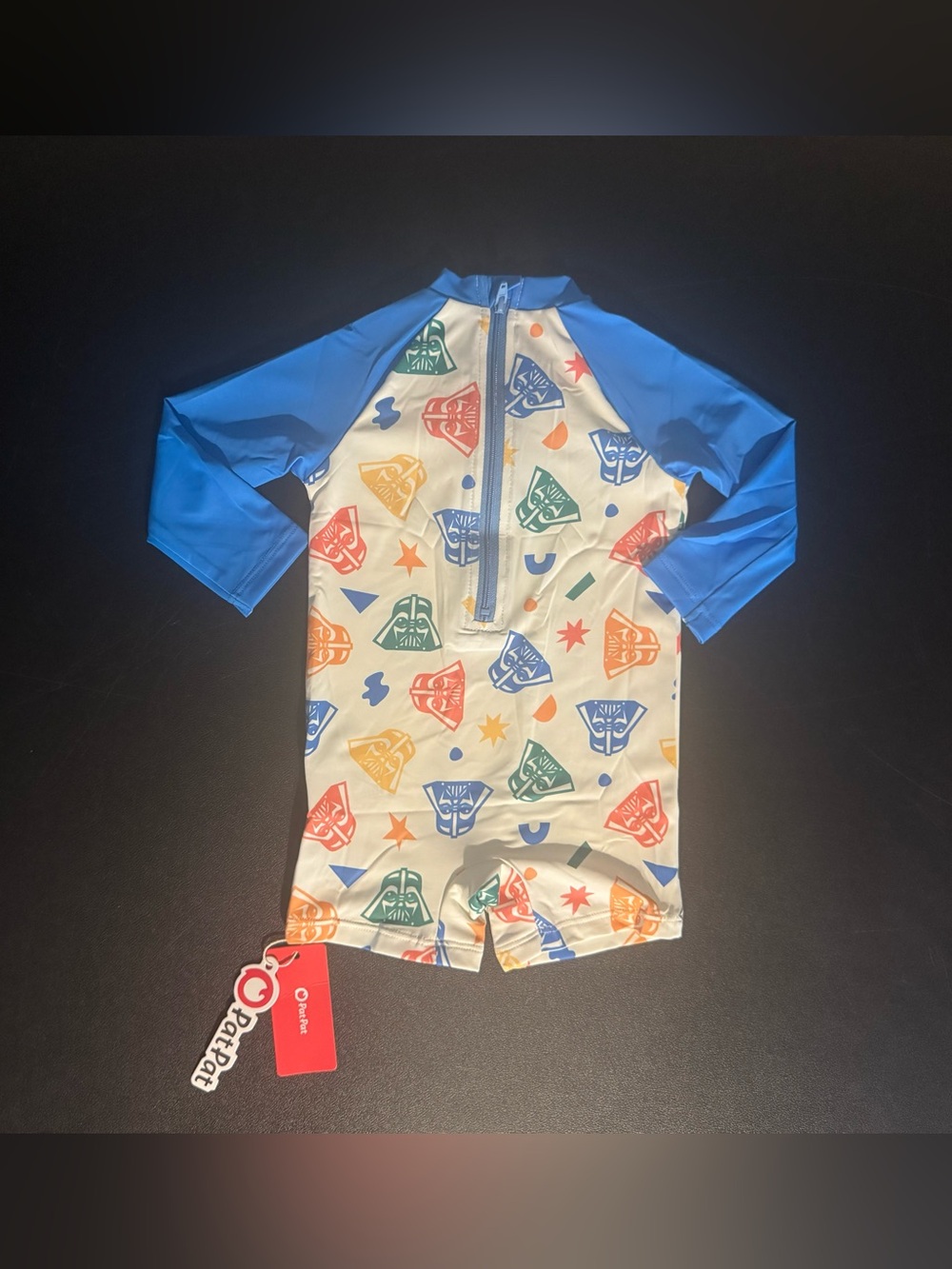Star Wars Darth Vader, Patpat, Rash Guard, 3M-6M Baby Swimsuit. New with tags